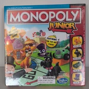 Hasbro Parker Brothers NIB Monopoly Junior Board Game